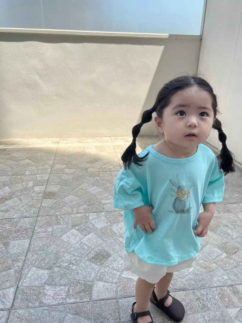 So U - Korean Children Fashion - #magicofchildhood - Piping Rabbit Tee - 9