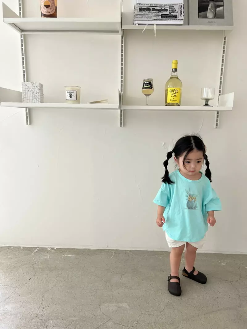 So U - Korean Children Fashion - #minifashionista - Piping Rabbit Tee - 10