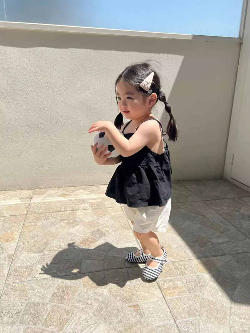 So U - Korean Children Fashion - #minifashionista - String Sleeveless Blouse - 8
