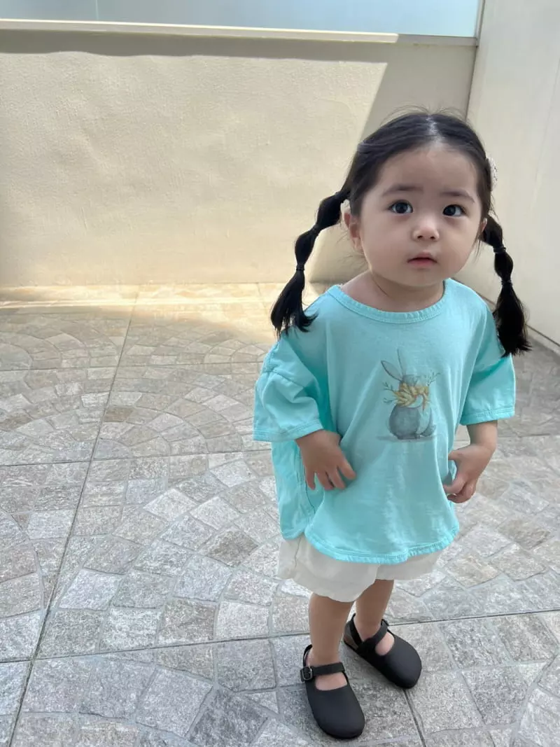 So U - Korean Children Fashion - #prettylittlegirls - Piping Rabbit Tee - 11