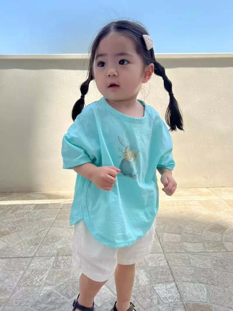 So U - Korean Children Fashion - #todddlerfashion - Piping Rabbit Tee - 12