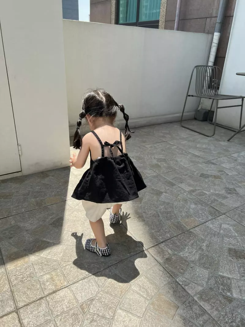 So U - Korean Children Fashion - #toddlerclothing - String Sleeveless Blouse - 11