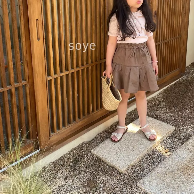 Soye - Korean Children Fashion - #kidsstore - Frill Short Sleeves Tee - 7