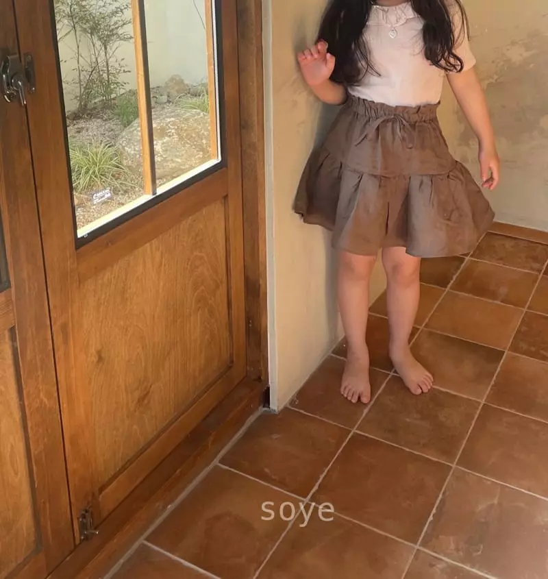 Soye - Korean Children Fashion - #littlefashionista - Frill Short Sleeves Tee - 10