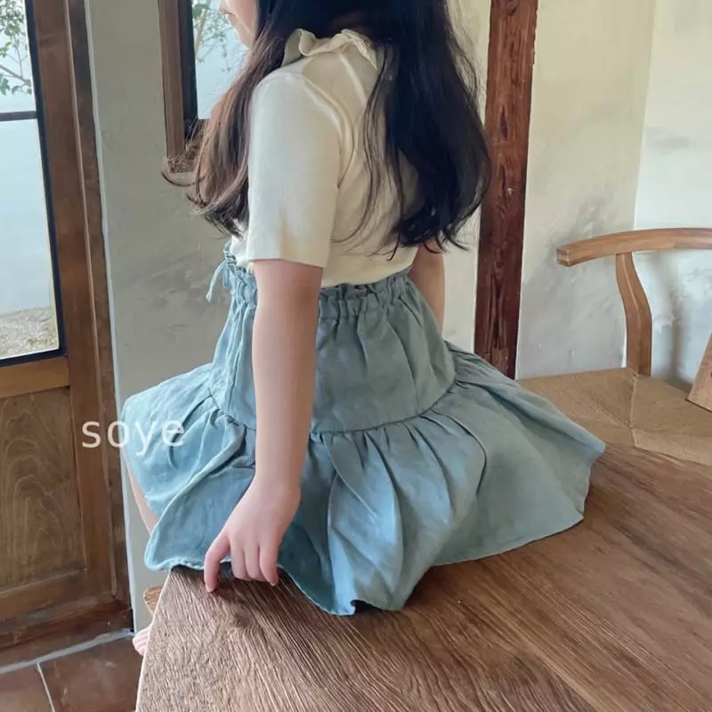 Soye - Korean Children Fashion - #magicofchildhood - Frill Short Sleeves Tee - 11