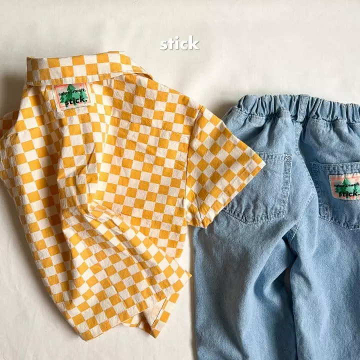 Stick - Korean Children Fashion - #fashionkids - Dugi Short Sleeves Shirt - 10