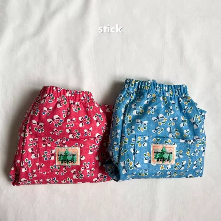 Stick - Korean Children Fashion - #kidsshorts - Ribbon Pants - 3