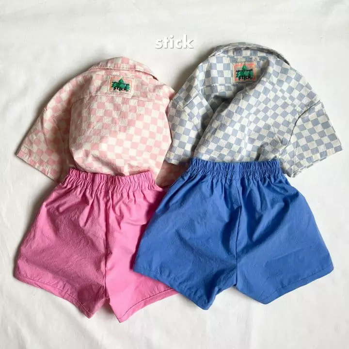 Stick - Korean Children Fashion - #kidsstore - Dugi Short Sleeves Shirt - 12