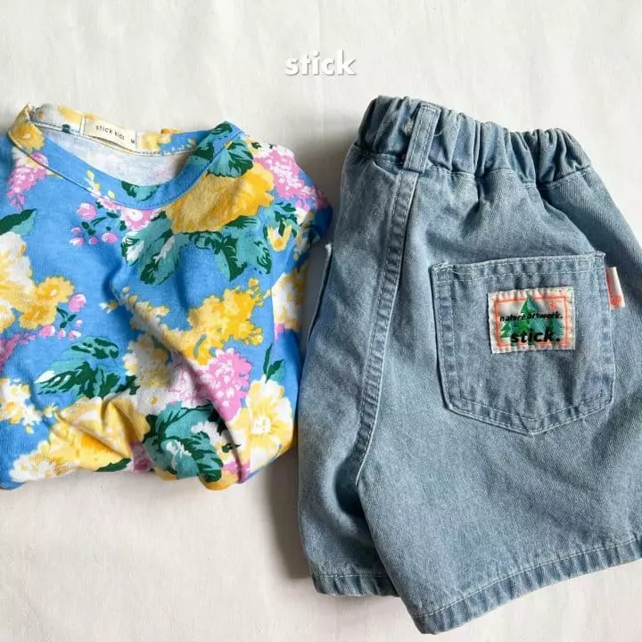 Stick - Korean Children Fashion - #kidsstore - Gardening Tee with Mom - 5