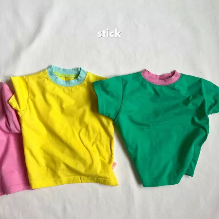 Stick - Korean Children Fashion - #magicofchildhood - Color Span Tee