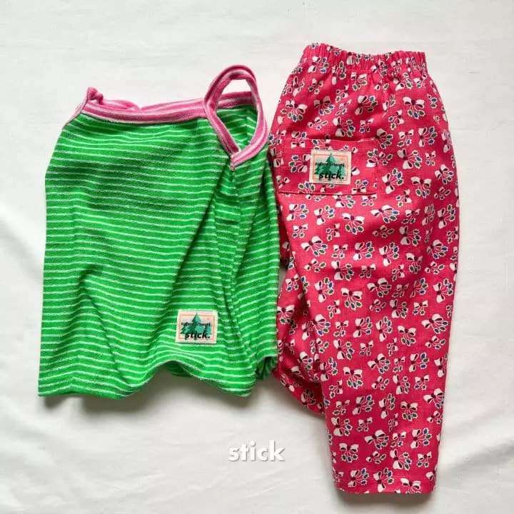 Stick - Korean Children Fashion - #magicofchildhood - Watermelon Sleeveless - 10