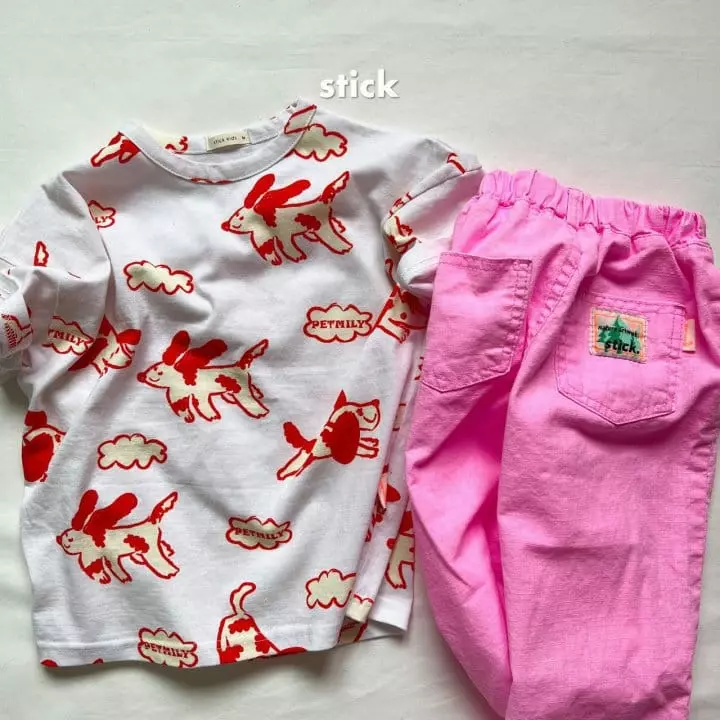 Stick - Korean Children Fashion - #toddlerclothing - Asy Box Tee - 9