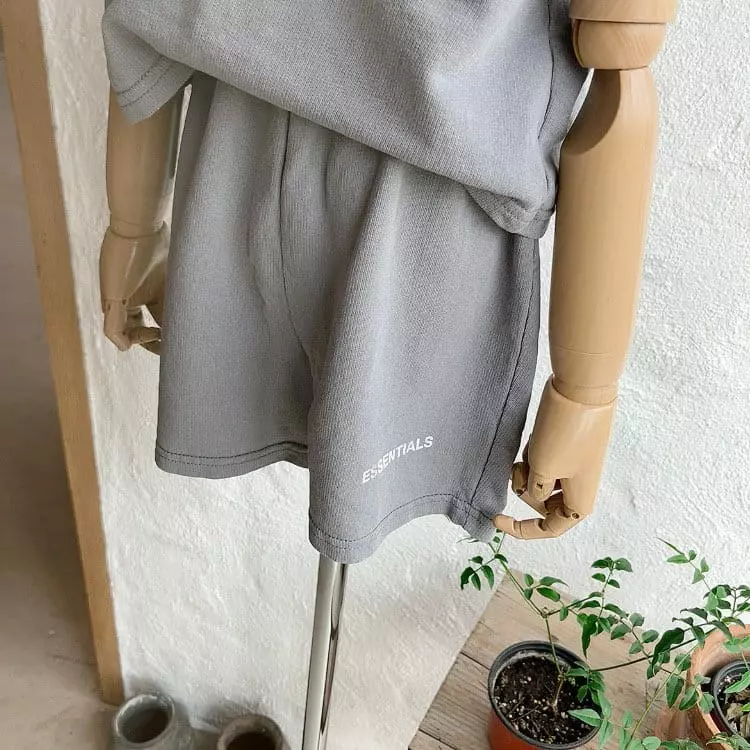 Studio M - Korean Children Fashion - #designkidswear - Essentail Terry Top Bottom Set - 11