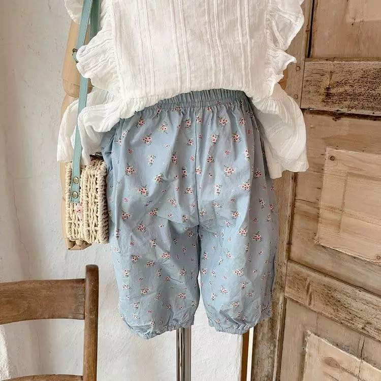 Studio M - Korean Children Fashion - #discoveringself - Sky Flower Pants - 5
