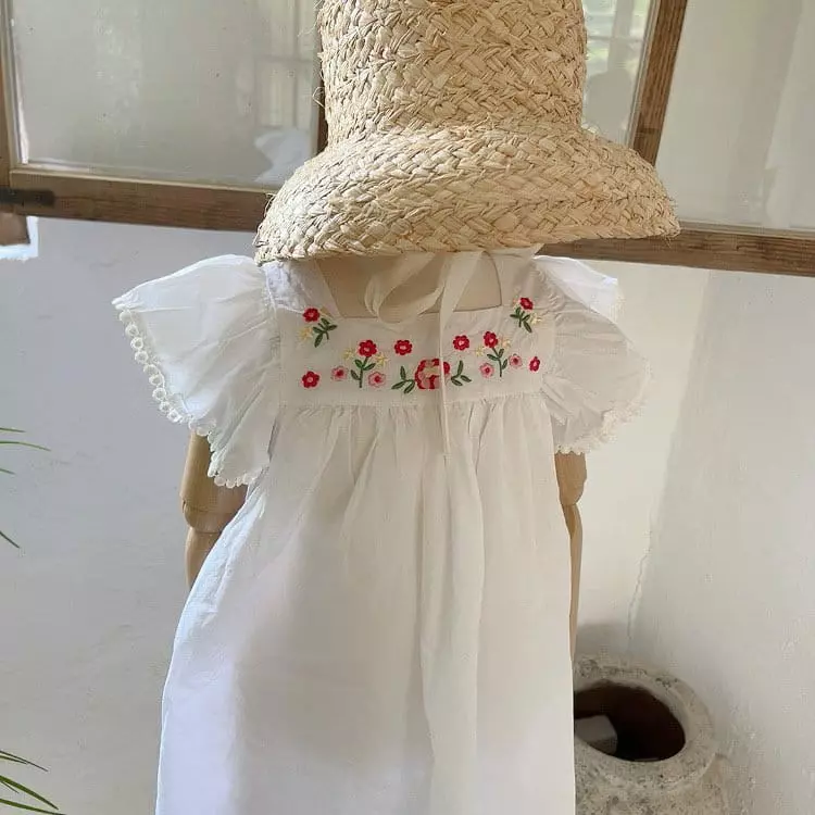 Studio M - Korean Children Fashion - #designkidswear - Elisha Embroidery One-piece - 4