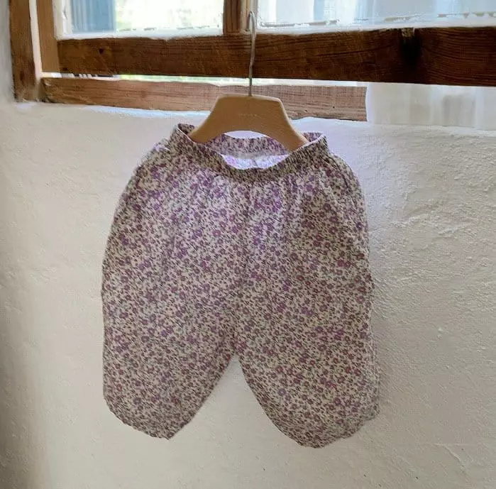 Studio M - Korean Children Fashion - #kidsstore - Purple Dreem Shorts - 12