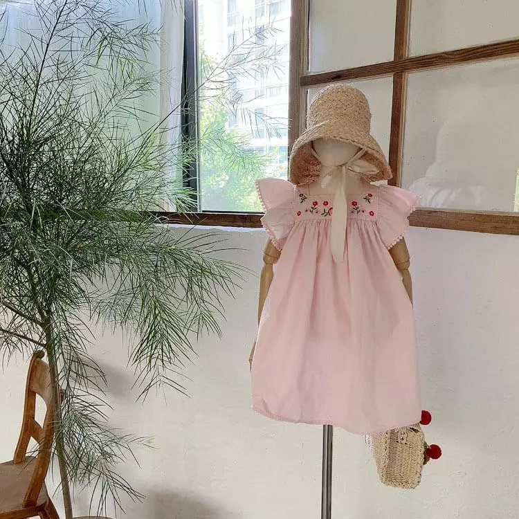 Studio M - Korean Children Fashion - #kidsstore - Elisha Embroidery One-piece - 7