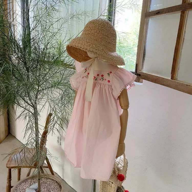 Studio M - Korean Children Fashion - #kidzfashiontrend - Elisha Embroidery One-piece - 8