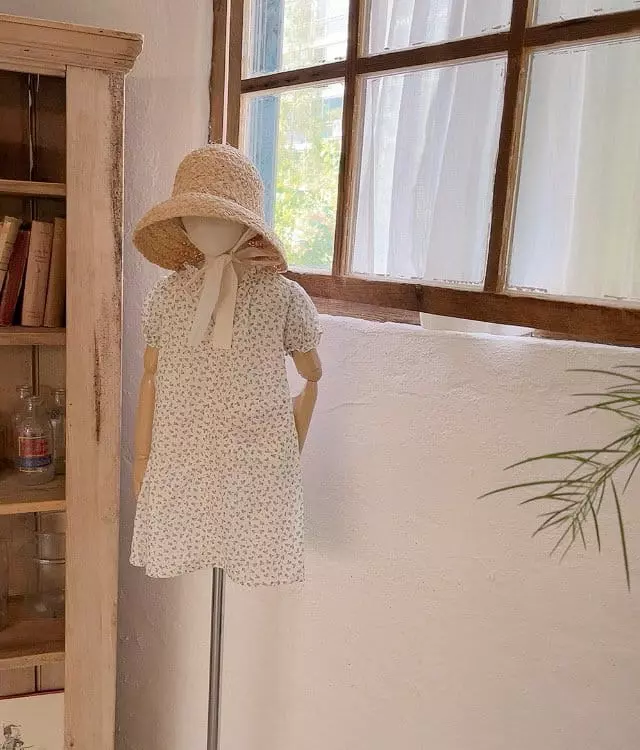 Studio M - Korean Children Fashion - #kidsstore - Wind Flower Wrinkle One-piece - 4