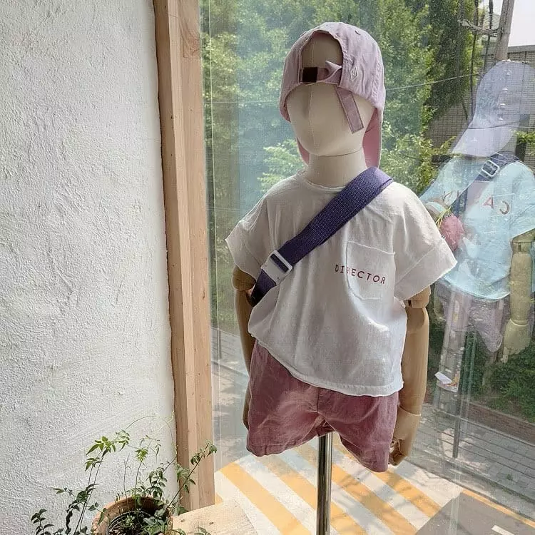 Studio M - Korean Children Fashion - #littlefashionista - M Linen Shorts