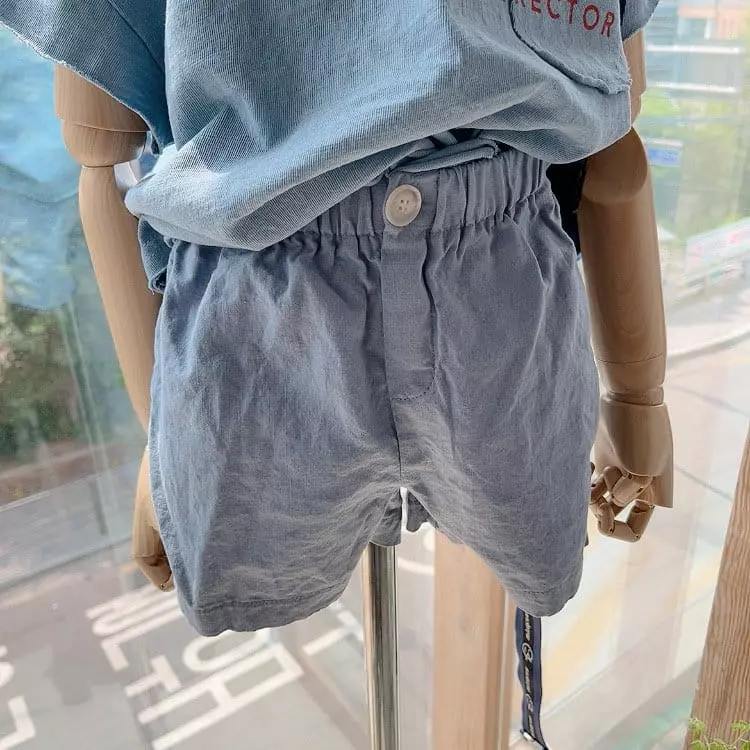 Studio M - Korean Children Fashion - #stylishchildhood - M Linen Shorts - 7