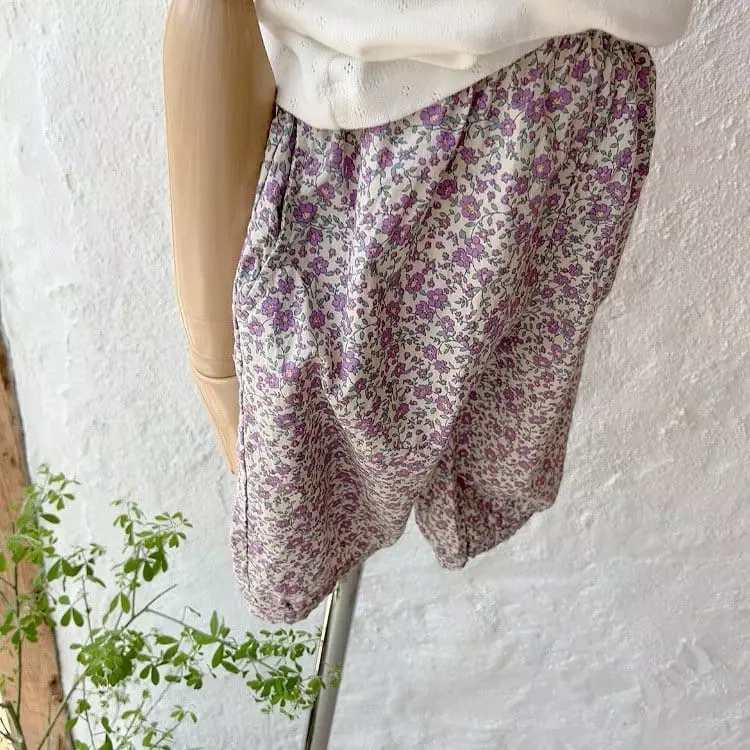 Studio M - Korean Children Fashion - #stylishchildhood - Purple Dreem Shorts - 5