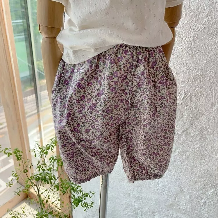 Studio M - Korean Children Fashion - #todddlerfashion - Purple Dreem Shorts - 3