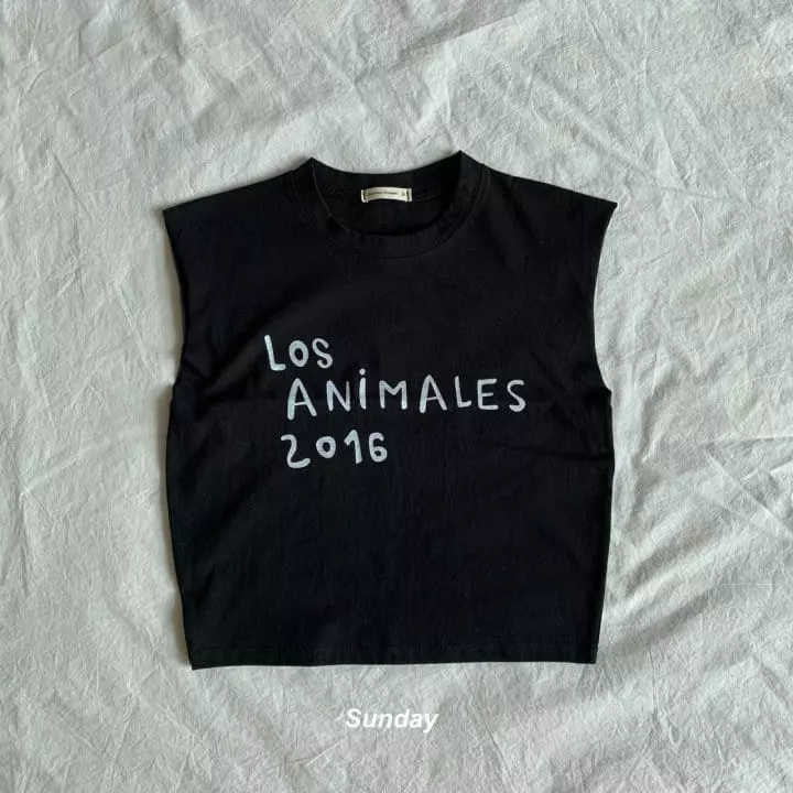 Sunday Closet - Korean Children Fashion - #todddlerfashion - Animal Sleeveless - 2
