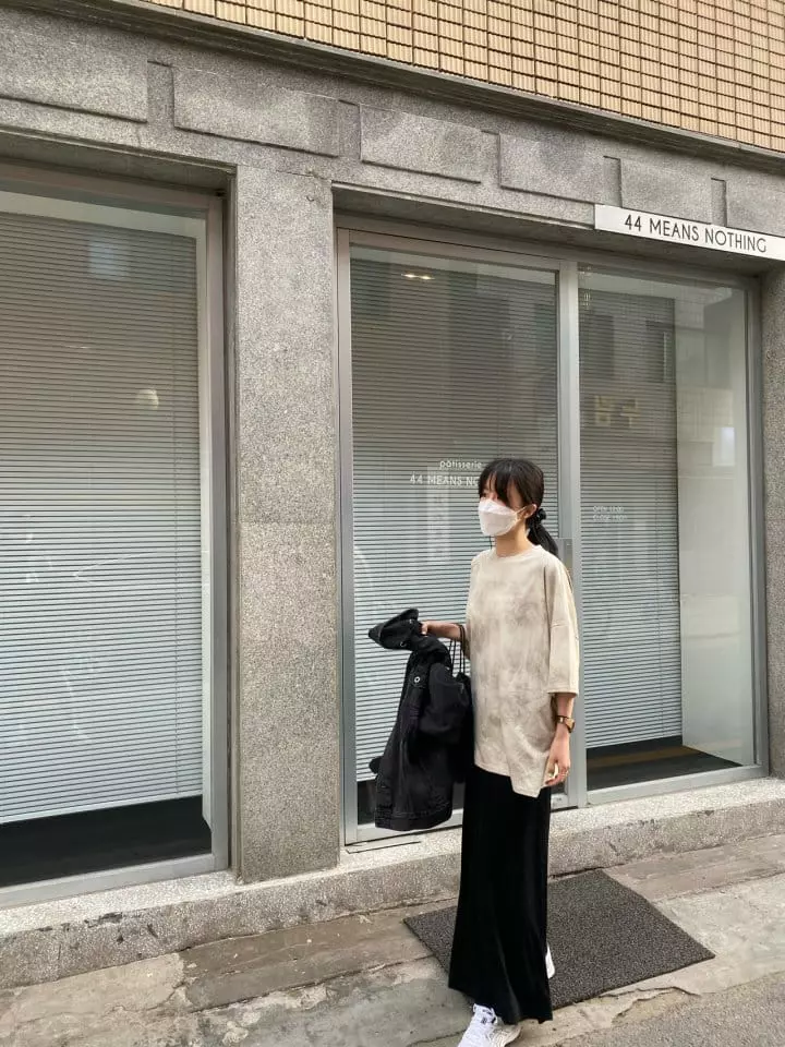 Sunday Closet - Korean Women Fashion - #womensfashion - Mom Grungy Tee