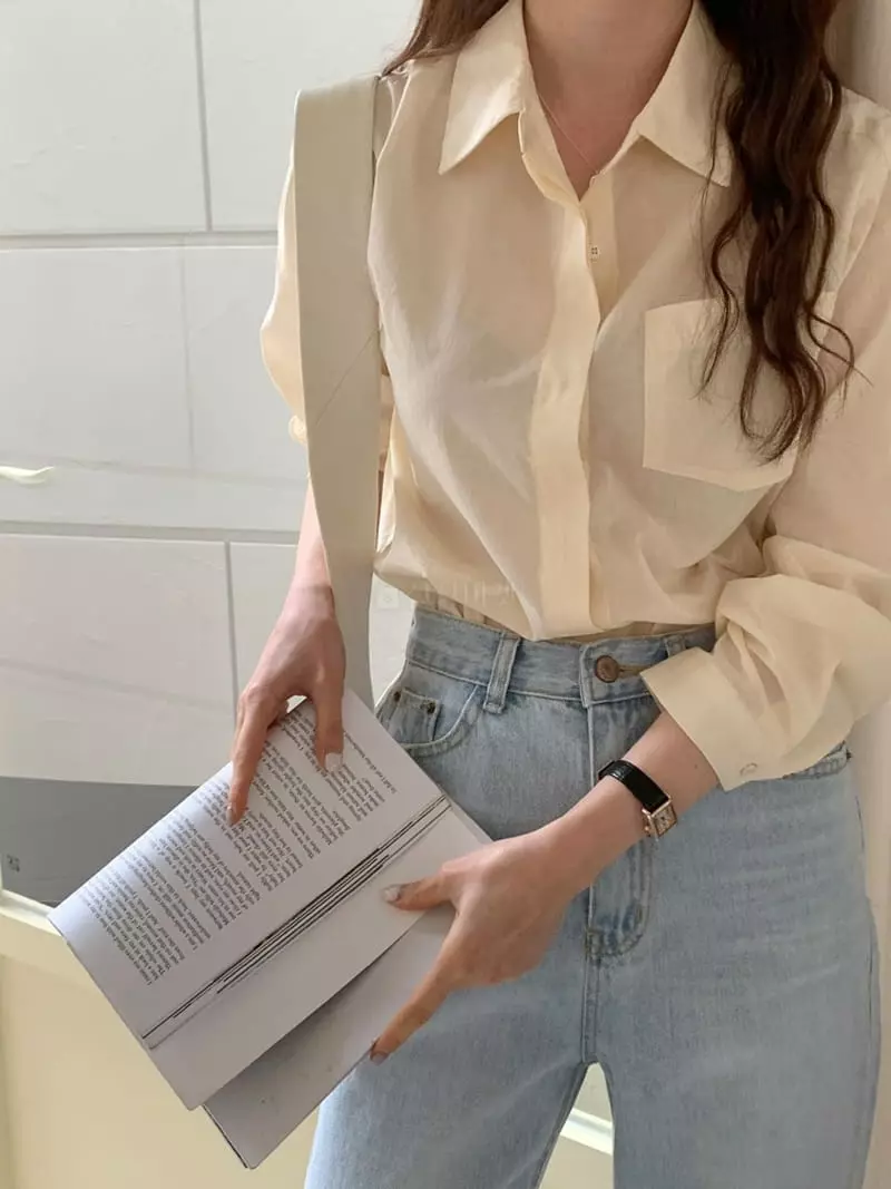 Sunday - Korean Women Fashion - #momslook - Momo Summer Shirt - 2