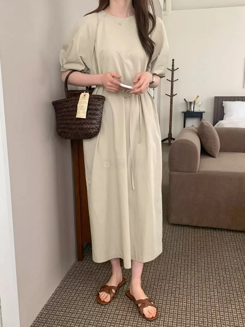 Sunday - Korean Women Fashion - #momslook - Dion Puff One-piece