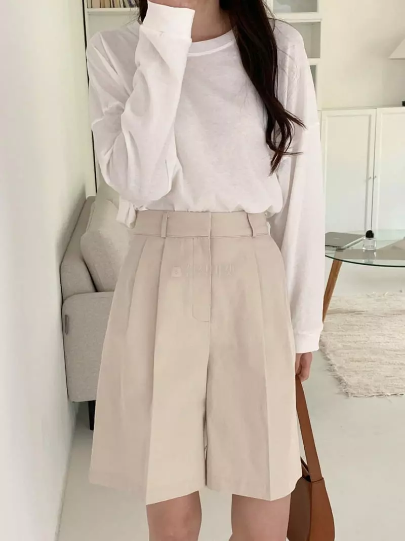 Sunday - Korean Women Fashion - #momslook - Crunch Summer Tee