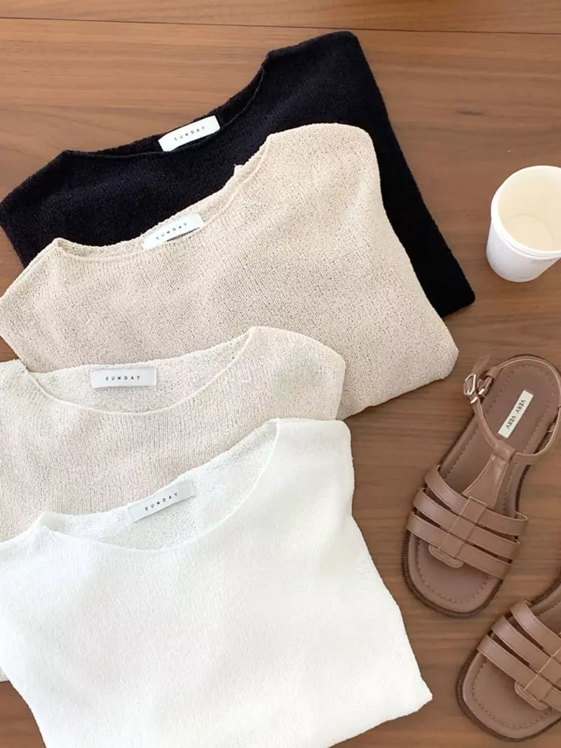 Sunday - Korean Women Fashion - #womensfashion - Post Knit - 4