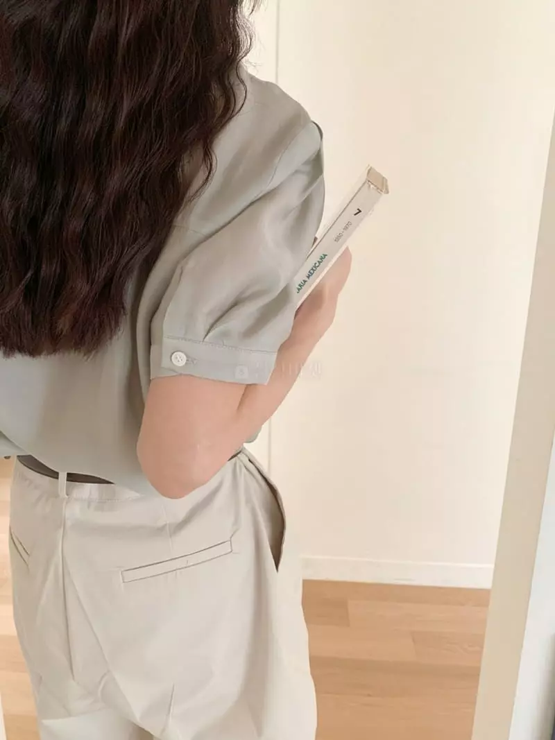 Sunday - Korean Women Fashion - #momslook - Here Silcky Blouse