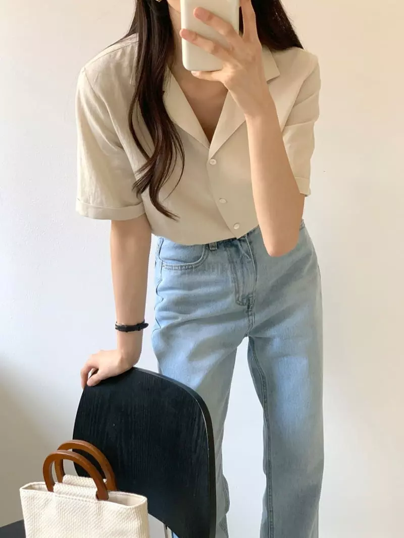 Sunday - Korean Women Fashion - #momslook - I Am Blouse - 3