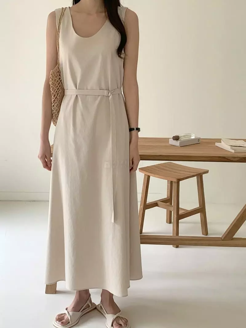 Sunday - Korean Women Fashion - #momslook - Bet Sleeveless One-piece