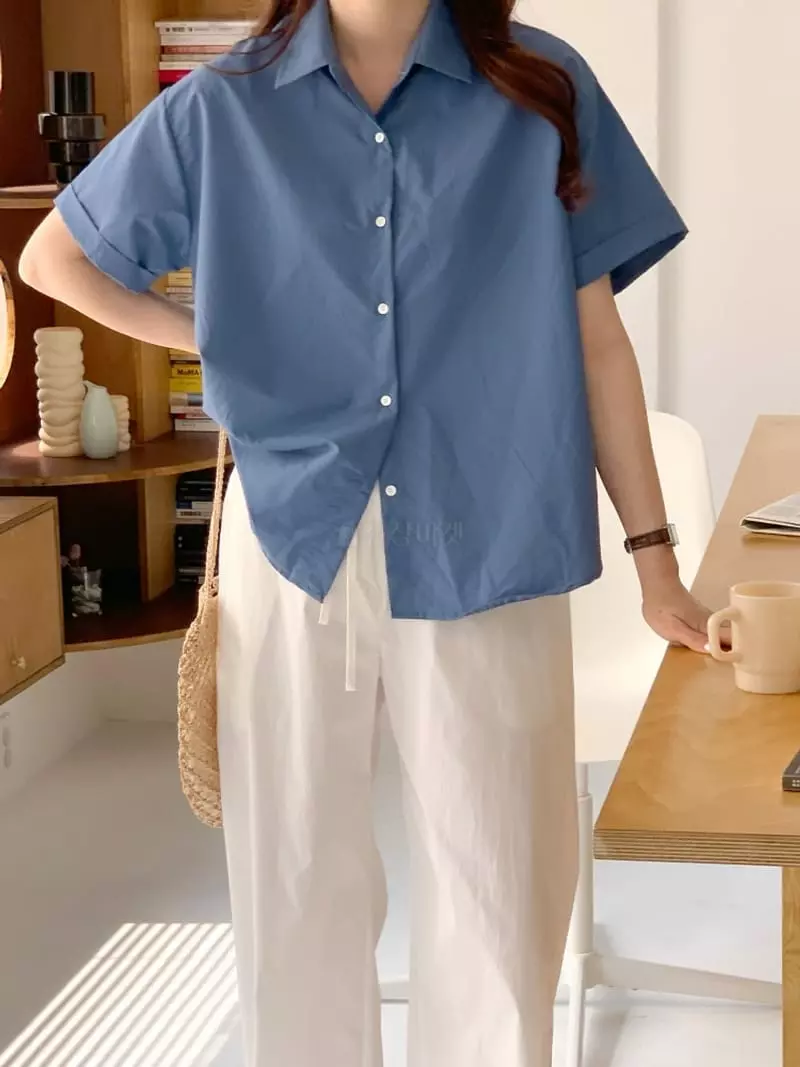 Sunday - Korean Women Fashion - #momslook - Mag Shirt - 3