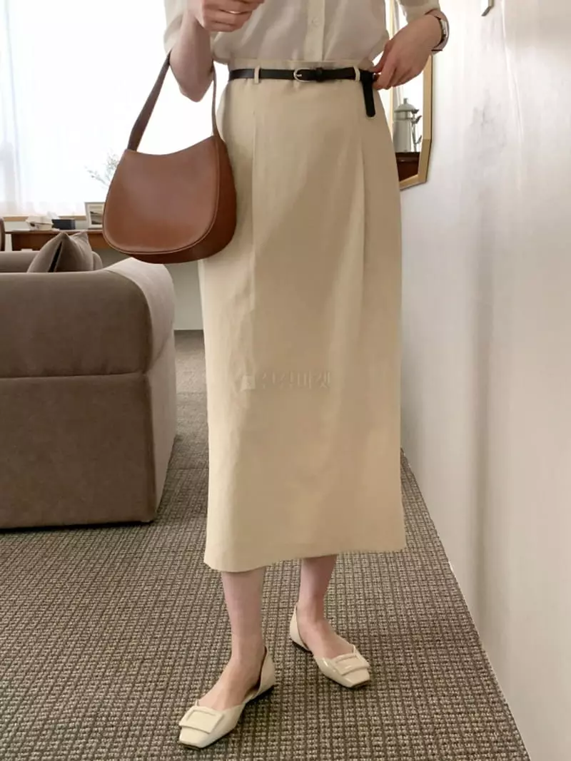 Sunday - Korean Women Fashion - #momslook - Bene Belt Skirt - 2