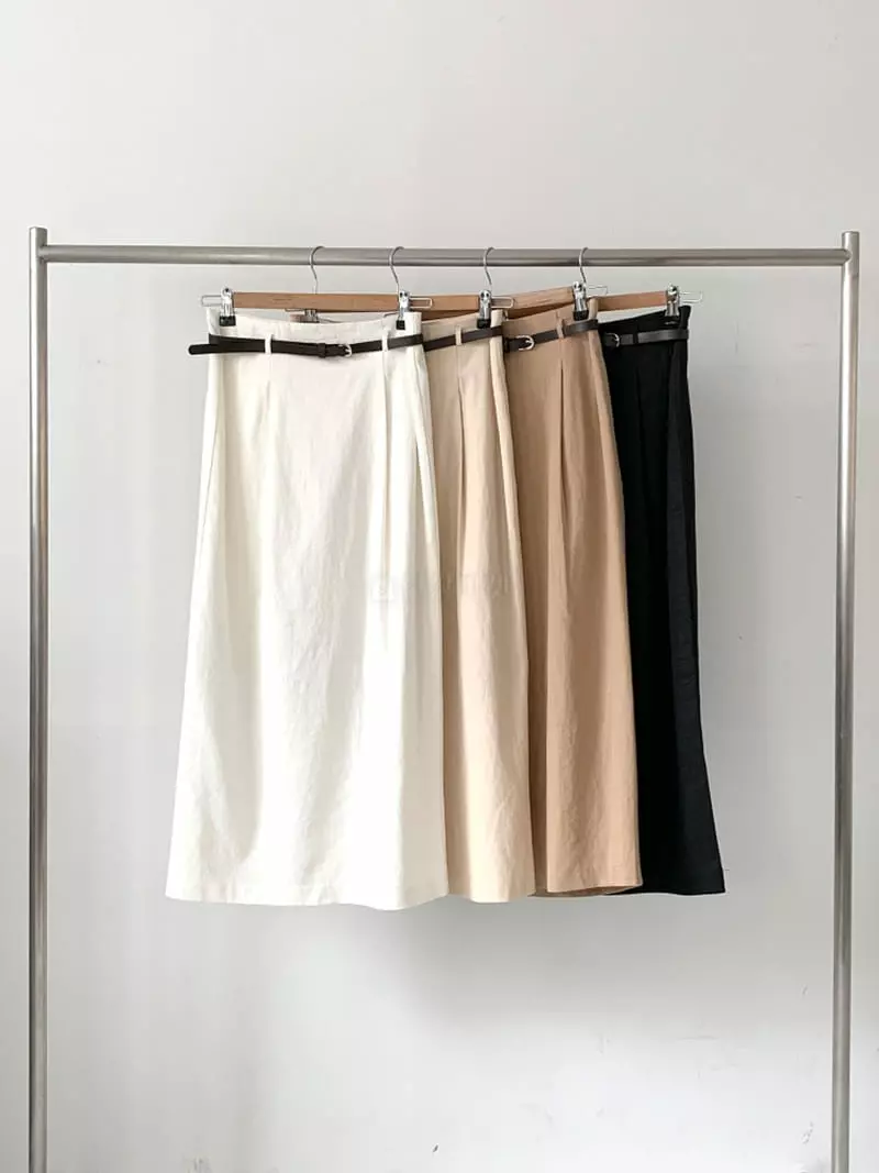 Sunday - Korean Women Fashion - #womensfashion - Bene Belt Skirt - 4