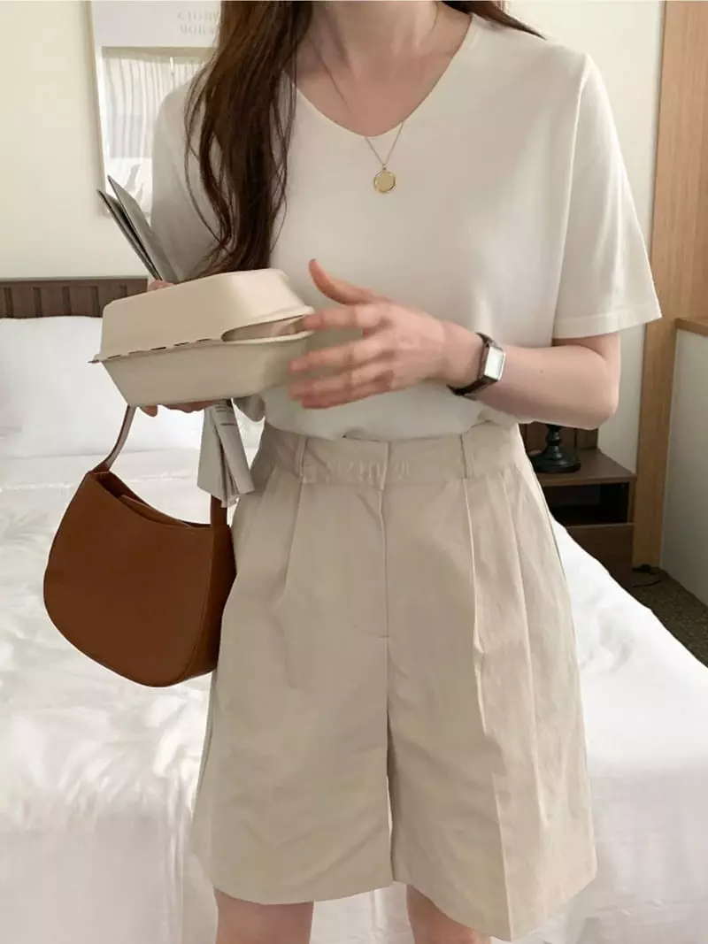 Sunday - Korean Women Fashion - #momslook - Newtrol V Knit - 3