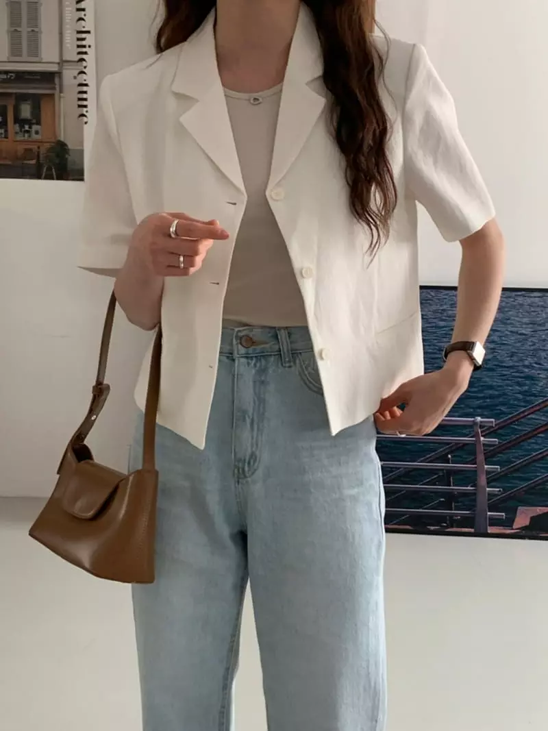 Sunday - Korean Women Fashion - #pursuepretty - Row Jacket