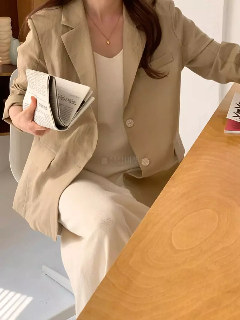 Sunday - Korean Women Fashion - #restrostyle - Maron Jacket