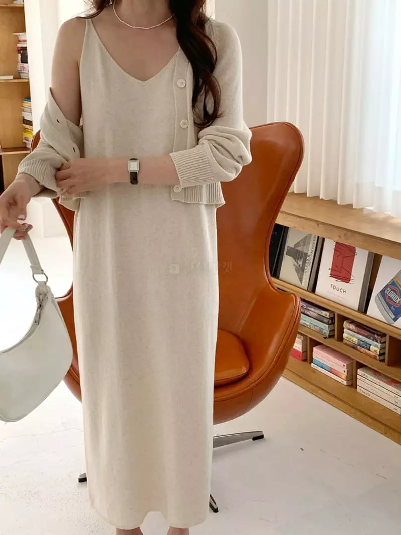 Sunday - Korean Women Fashion - #shopsmall - Hime Sleeveless One-piece