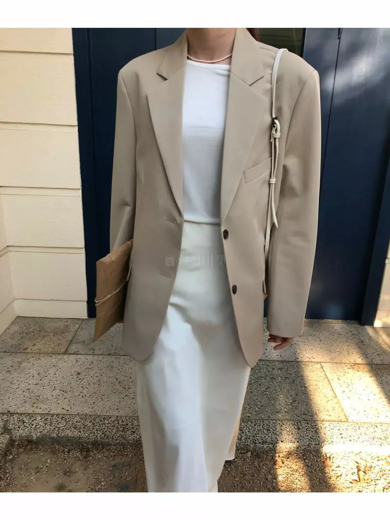 Sunday - Korean Women Fashion - #vintageinspired - Rion Button Jacket - 2