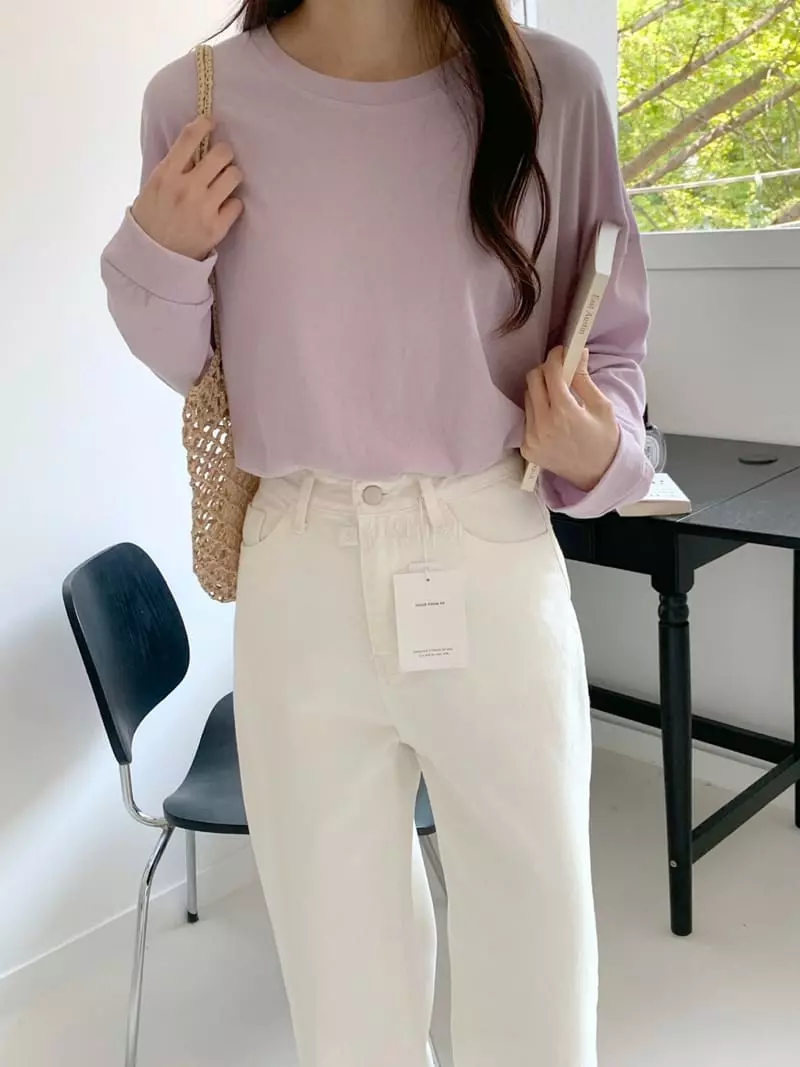 Sunday - Korean Women Fashion - #womensfashion - Crunch Summer Tee - 2