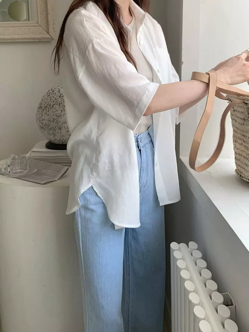 Sunday - Korean Women Fashion - #womensfashion - Spin Shirt