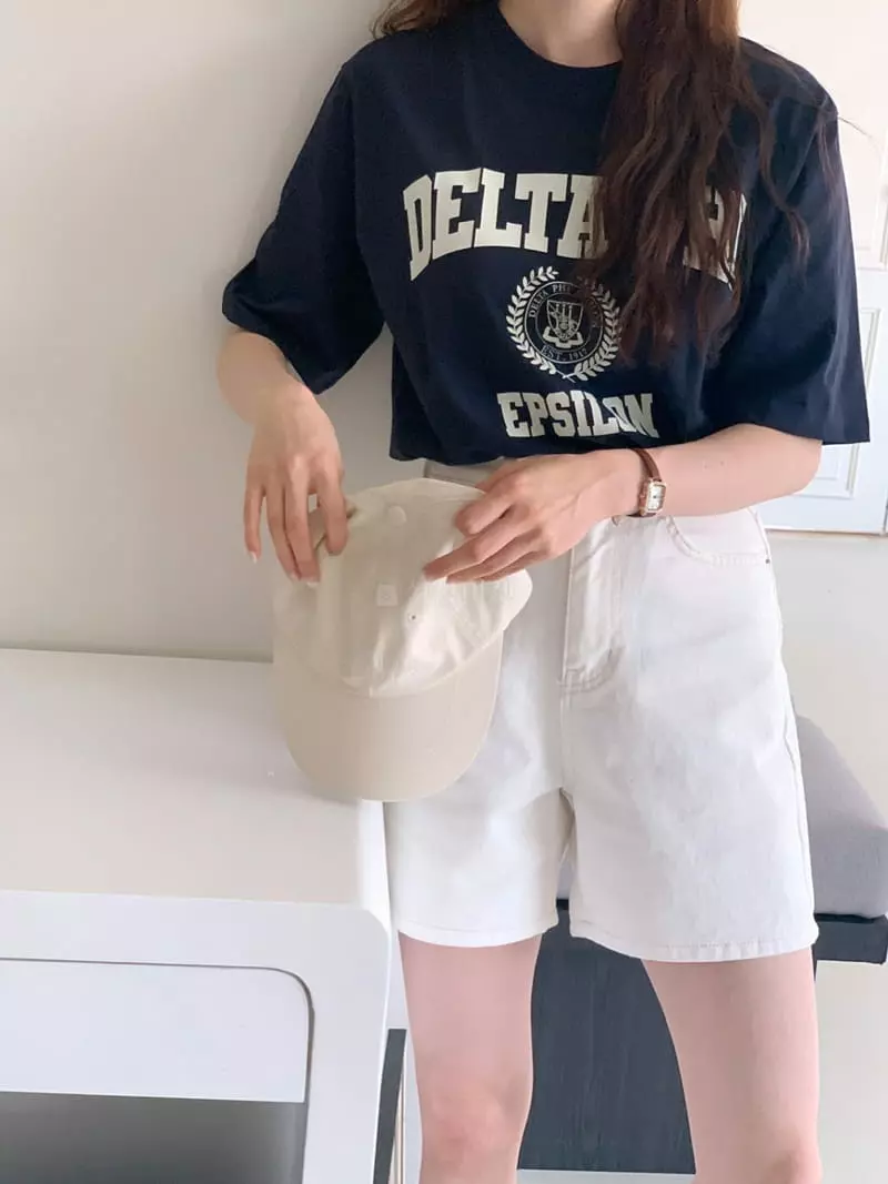 Sunday - Korean Women Fashion - #womensfashion - Delta Paint Tee