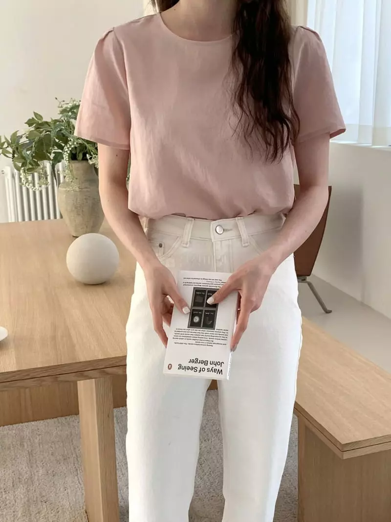 Sunday - Korean Women Fashion - #womensfashion - Lino Blouse - 3