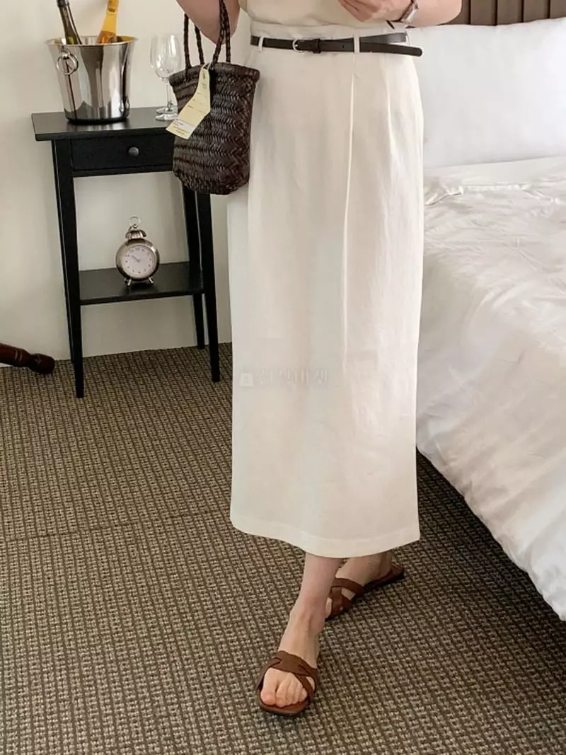 Sunday - Korean Women Fashion - #womensfashion - Bene Belt Skirt