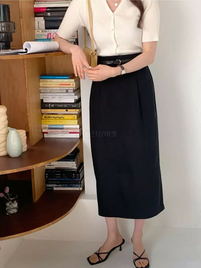 Sunday - Korean Women Fashion - #womensfashion - Bene Belt Skirt - 3